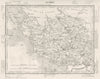 VENDÉE. Vendée département. Tardieu 1830 old antique vintage map plan chart