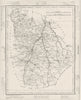 VIENNE. Vienne département. Tardieu 1830 old antique vintage map plan chart