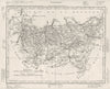 VOSGES. Vosges département. Tardieu 1830 old antique vintage map plan chart
