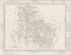 YONNE. Yonne département. Tardieu 1830 old antique vintage map plan chart