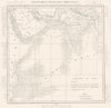 INDIAN OCEAN. Possessions Françaises Orientales. Colonies.Tardieu 1830 old map