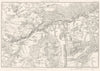GERMANY. Environs d' Ulm; Inset Ulm. Langenau Albek Leipheim Gunzburg 1859 map