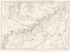 GERMANY.Danube, Hochstadt Dillingen Wertingen Lauingen 1859 old antique map