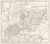 GERMANY. Champ Bataille de Hohenlinden. Munich Ebersberg Erding Isen 1859 map