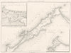 EGYPT.Plage D'Alexandrie Alexandria;Bataille de Canope;Rade D'Aboukir 1859 map