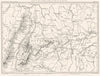 GERMANY. Pays entre le Rhin et le Danube. Munchen Stuttgart Frankfurt 1859 map