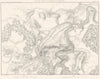 RUSSIA. Champ de Bataille de Battle of Friedland 1807. Pravdinsk 1859 old map