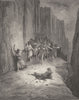 DANTE. Post that saw Multitude, fury burning, slay stones stripling youth 1893