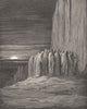 DANTE. But not long Slumber'd 1893 old antique vintage print picture
