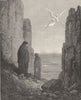 DANTE. Aileth thee, that still thou Look'st earth? began my leader 1893 print