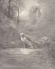 DANTE. Beauteous dame, her arms expanding, clasp my temples & immerged me 1893