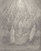 DANTE. So drew full more than thousand splendours towards us 1893 old print
