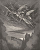 MILTON PARADISE LOST. So numberless those bad Angels seen hovering wing c1886