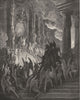 MILTON PARADISE LOST.High throne royal state,far Outshone wealth Ormus c1886