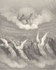MILTON PARADISE LOST. Heaven rung jubilee loud hosannas filled eternal c1886
