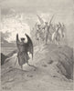 MILTON PARADISE LOST. Nor more; but fled Murmuring him shades night c1886