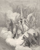 MILTON PARADISE LOST. This greeting on thy impious crest receive c1886 print