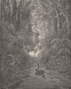 MILTON PARADISE LOST.Nearer he drew walk traversed stateliest covert c1886