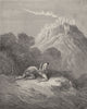 MILTON PARADISE LOST. Heavenly bands down from sky of jasper lighted in c1886