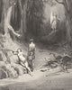MILTON PARADISE LOST. Natural they dropt, but wiped them soon c1886 old print