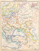 EUROPE. Europe Orientale en 1519; Inset map of Istanbul Constantinople 1900