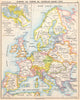 EUROPE.Temps de Charles-Quint 1519; Inset Empire Ottoman 1520-1556 1900 map