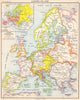 EUROPE. Europe Occidentale en 1559; Inset map of Europe Religieuse 1900