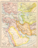ASIA.Asie Antèrieure,Turquie,Arabie,Perse(Persia)Turkestan;Anatolie 1900 map