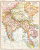 INDIA INDOCHINA. Inde Indo-Chine Physique Politique administrative 1900 map