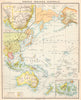 OCEANIA. Australia Australie; Océanie; inset Java Moluques;  1900 old map