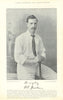 Francis Stanley Jackson. Batsman. All-rounder. Yorkshire cricketer 1895 print