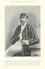 William Henry Scotton. Left-handed batsman. Nottinghamshire cricketer 1895