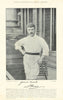James Burns. Batsman. Essex cricketer 1895 old antique vintage print picture