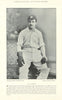 Richard Percy Lewis. Wicket-keeper. Oxford cricketer 1895 old antique print
