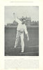 George Barkley Raikes. Hampshire. All-rounder. Oxford cricketer 1895 old print