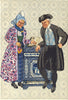 NETHERLANDS. Mourning in Hindeloopen 1932 old vintage print picture