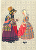 NETHERLANDS. Early Nineteenth- Century Costume in Groningen 1932 old print