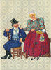 NETHERLANDS. Costumes worn in Hoorn during 1st half of 19th century 1932 print