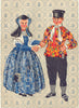 NETHERLANDS. Bergen- Binnen. Early Nineteenth- Century Dress 1932 old print