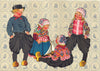 NETHERLANDS. Marken. Children in Present- day Costume 1932 old vintage print