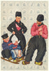 NETHERLANDS. Volendam. Men's and Children's Dress 1932 old vintage print