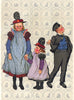 NETHERLANDS. Huizen. Chidren's dress 1932 old vintage print picture