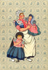NETHERLANDS. Spakenburg and Bunschoten. Women's working Dress 1932 old print