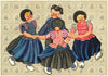 NETHERLANDS. Spakenburg and Bunschoten. Boys and Girls Dancing 1932 old print