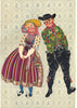 NETHERLANDS. South Beveland. Sunday and festival dress, 1780- 1840 1932 print