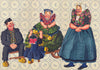 NETHERLANDS. Axel. Man, Woman, and Children 1932 old vintage print picture