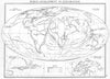 WORLD. Development of exploration; Inset maps south Pole; North Pole 1938