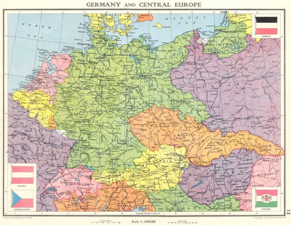 GERMANY & CENTRAL EUROPE. Shortly before World War 2. Saarland 1938 old map