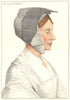 Anne Savage, Baroness Berkeley by Bartolozzi/Holbein. Henry VIII's court 1884