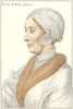 Queen Anne Boleyn by Bartolozzi after Holbein. Henry VIII's court 1884 print
